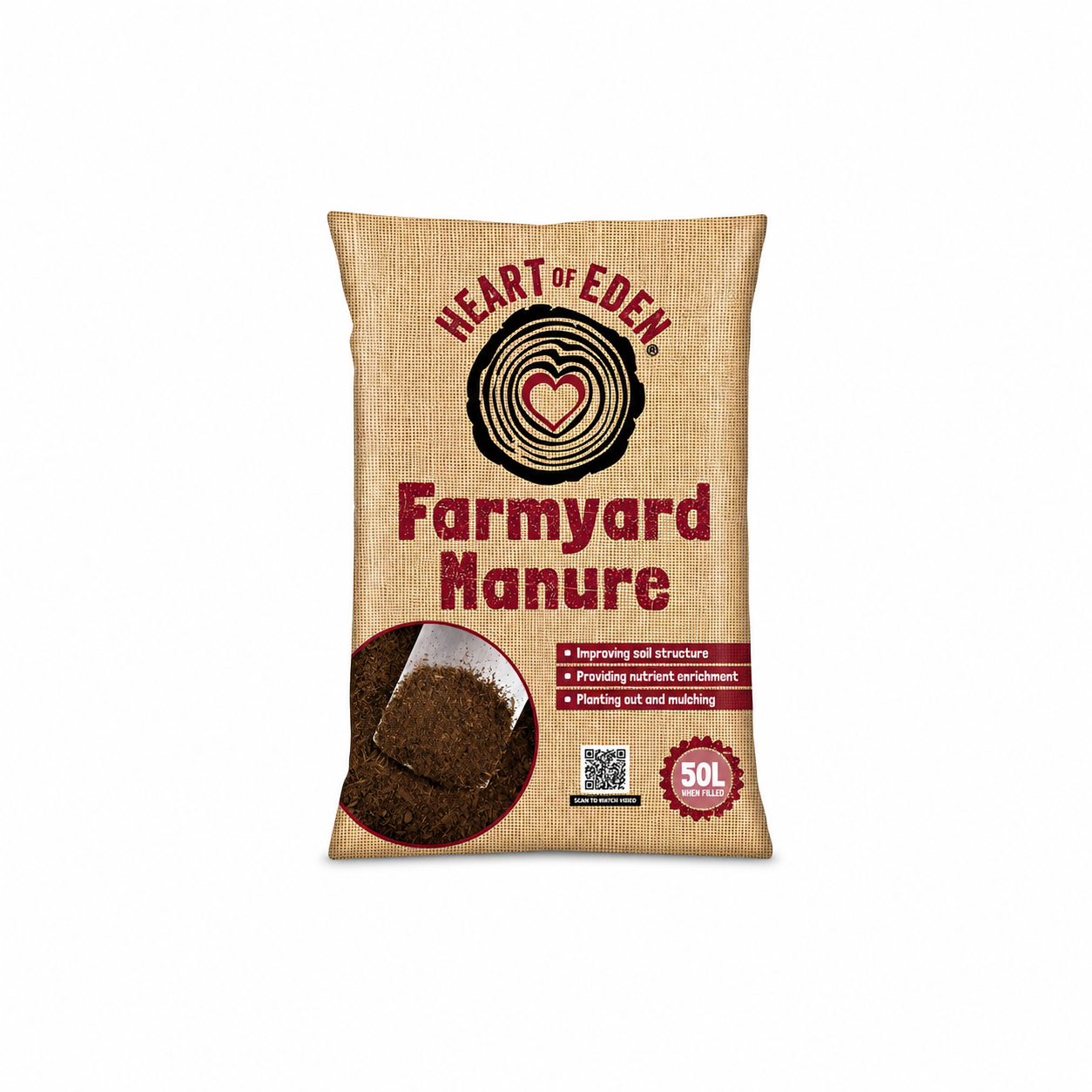 Heart of Eden Farmyard Manure 50L